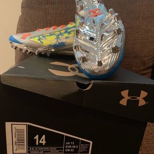 UA football cleats low